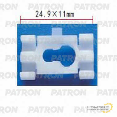 Клипса пластмассовая PATRON GM / P37-0734