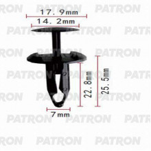 Клипса пластмассовая PATRON Ford / P37-0748