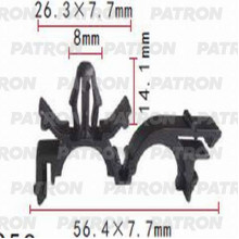 Держатель пластмассовый PATRON GM / P37-0754
