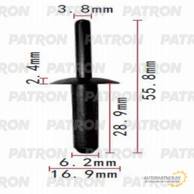 Заклепка PATRON Chrysler / P37-0766