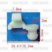 Держатель пластмассовый PATRON GM / P37-0775