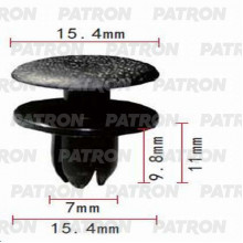 Клипса пластмассовая PATRON Lexus, Toyota / P37-0776