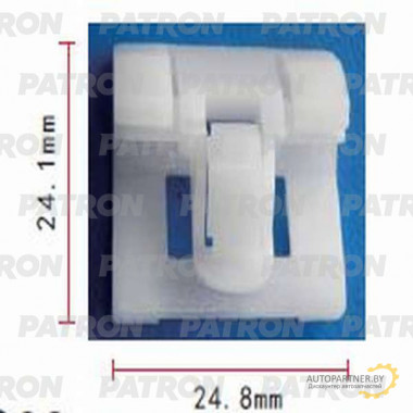 Скоба пластиковая PATRON Acura,Honda / P37-0777
