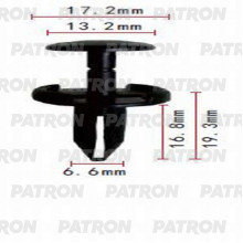 Клипса пластмассовая PATRON GM,Chrysler,Jeep / P37-0782