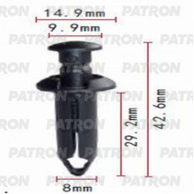 Клипса пластмассовая PATRON GM / P37-0784