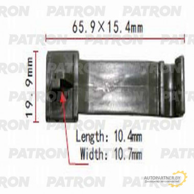 Держатель пластмассовый PATRON Acura,Honda / P37-0786