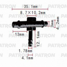 Тройник PATRON GM / P37-0804