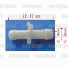 Тройник PATRON Прямой 5x5 / P37-0807