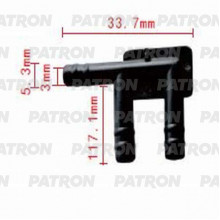 Тройник PATRON GM / P37-0809