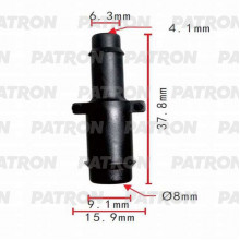 Тройник PATRON Прямой 9x6 / P37-0811