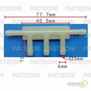 Тройник PATRON Различные марки / P37-0812