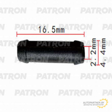 Тройник PATRON Прямой 4x4 / P37-0840