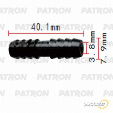 Тройник PATRON Прямой 6x6 / P37-0842