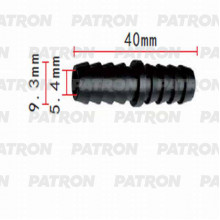 Тройник PATRON Прямой 8x8 / P37-0843