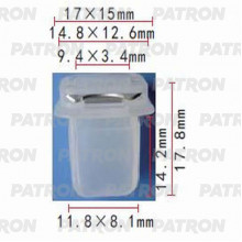 Фиксатор пластиковый PATRON Audi,BMW,Seat,Skoda,Volkswagen / P37-0900