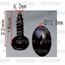 Шуруп металлический PATRON Hyundai,Kia / P37-0907