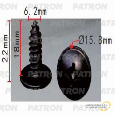 Шуруп металлический PATRON Hyundai,Kia / P37-0907