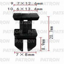 Клипса пластмассовая PATRON MERCEDES / P37-0918