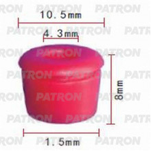 Фиксатор пластиковый PATRON MERCEDES / P37-0920