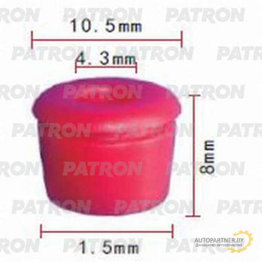 Фиксатор пластиковый PATRON MERCEDES / P37-0920
