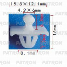Клипса пластмассовая PATRON MERCEDES / P37-0923