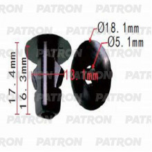 Фиксатор пластиковый PATRON Citroen,Peugeot,Renault / P37-0931