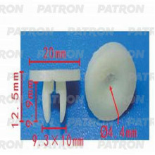 Фиксатор пластиковый PATRON Ford / P37-0936