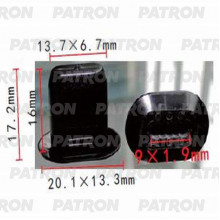 Фиксатор пластиковый PATRON Citroen,Fiat,Iveco,Nissan,Peugeot,Renault,АвтоВАЗ / P37-0941