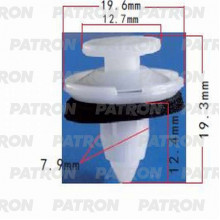 Клипса пластмассовая PATRON Acura,Honda / P37-0954