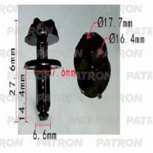 Клипса пластмассовая PATRON Ford / P37-0959