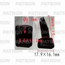 Фиксатор пластиковый PATRON Lexus,Toyota / P37-0971