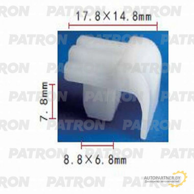 Фиксатор пластиковый PATRON Lexus,Toyota / P37-0986