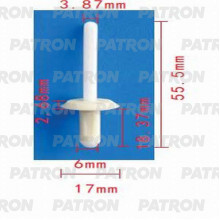 Клипса пластмассовая PATRON Chevrolet,Chrysler,Daewoo,Ford,GM,Opel / P37-0987