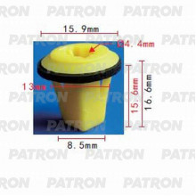 Фиксатор пластиковый PATRON NISSAN / P37-1002