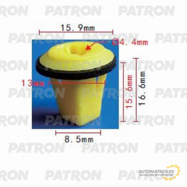 Фиксатор пластиковый PATRON NISSAN / P37-1002