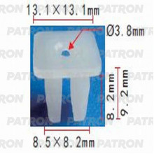 Фиксатор пластиковый PATRON TOYOTA / P37-1008