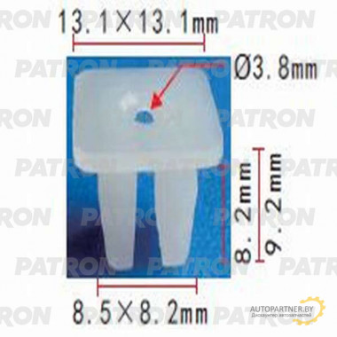 Фиксатор пластиковый PATRON TOYOTA / P37-1008