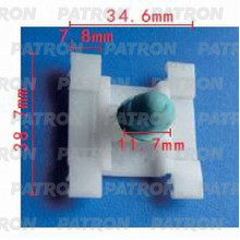 Скоба пластиковая PATRON Audi,Seat,Skoda,Volkswagen / P37-1010