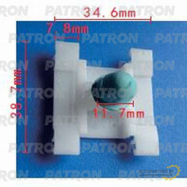 Скоба пластиковая PATRON Audi,Seat,Skoda,Volkswagen / P37-1010