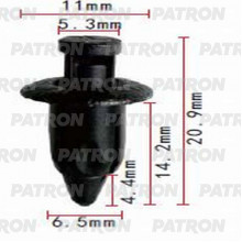 Клипса пластмассовая PATRON Hyundai,Kia,Mazda,Nissan,Toyota / P37-1013