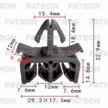 Держатель пластмассовый PATRON Lexus,Toyota / P37-1027