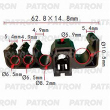 Держатель пластмассовый PATRON Lexus,Toyota / P37-1028