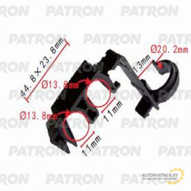 Держатель пластмассовый PATRON TOYOTA / P37-1041