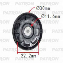 Заглушка пластиковая PATRON Lexus,Toyota / P37-1044