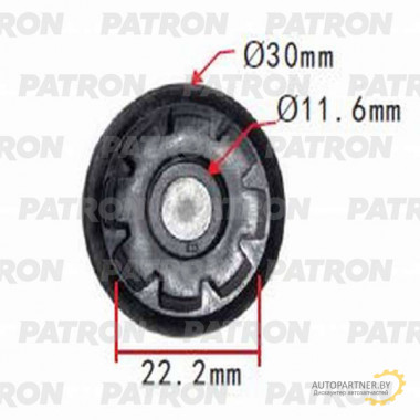 Заглушка пластиковая PATRON Lexus,Toyota / P37-1044