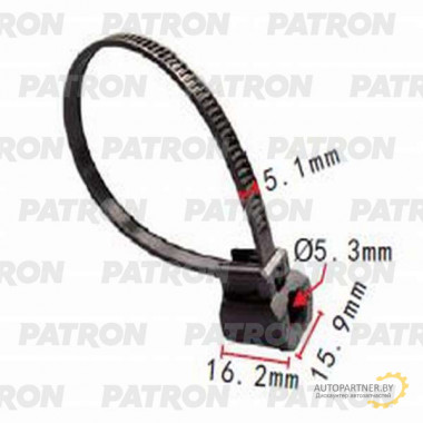 Клипса пластмассовая PATRON Lexus,Toyota / P37-1049