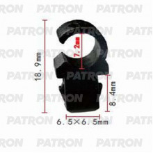Держатель пластмассовый PATRON  / P37-1057