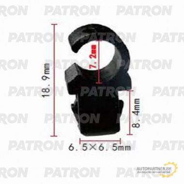Держатель пластмассовый PATRON  / P37-1057