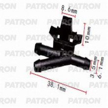 Соединитель трубки PATRON  / P37-1062
