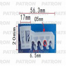 Держатель пластмассовый PATRON  / P37-1068